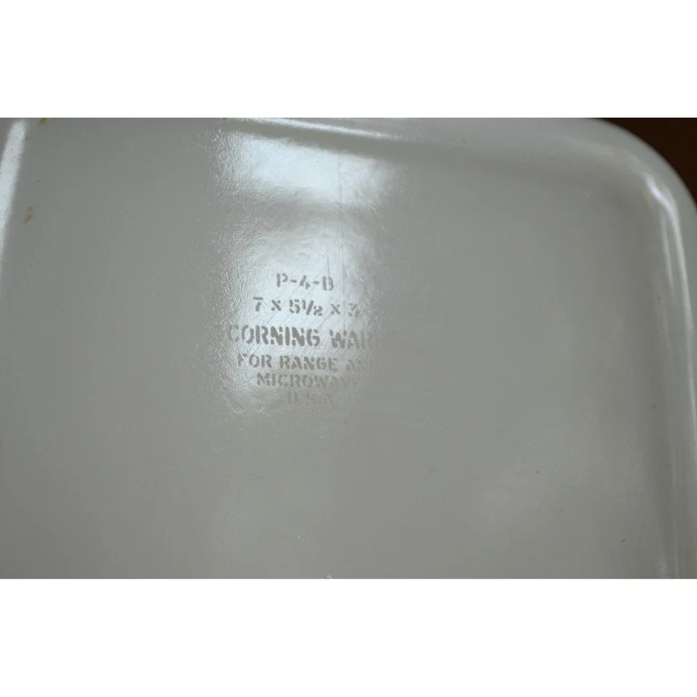 Vtg Corning Ware Casserole Baking Dish Country Festival  P-4-B  NO LID